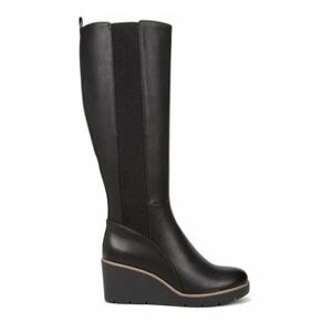 Naturalizer ( SOUL) Sleek Black Wedge Boots
